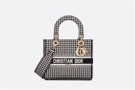 black and white checkered purse dior|Dior Black bag price.